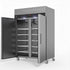 AG Upright Double Stainless Steel Door Freezer 1000L - GNX1000BT